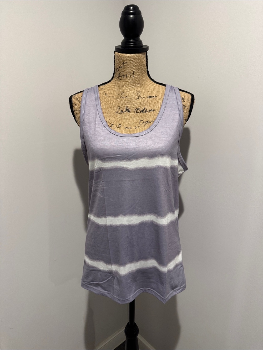 NWOT Women's Lavender Tie-Dye Tank Top